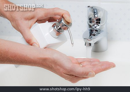 
                Einseifen, Seifenspender, Hände Waschen                   