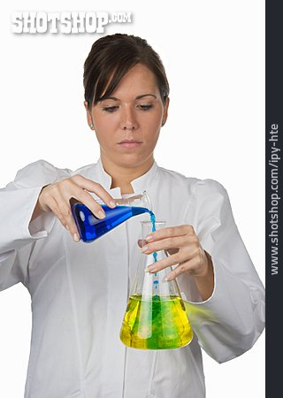 
                Chemikalie, Experiment, Laborantin                   