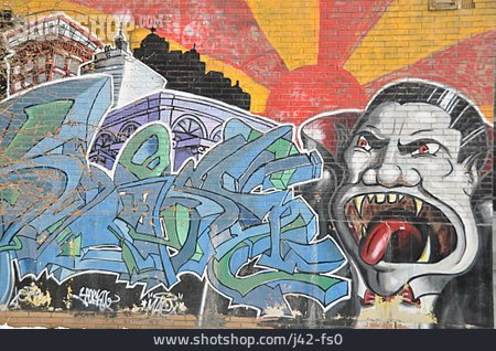 
                Graffiti, Streetart, Dracula                   