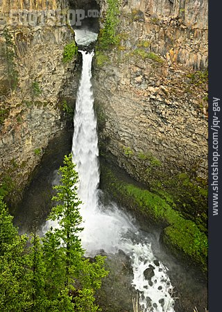 
                Wells Gray Provincial Park, Spahats Creek Falls                   