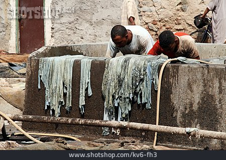 
                Handwerker, Marokko, Gerberei                   