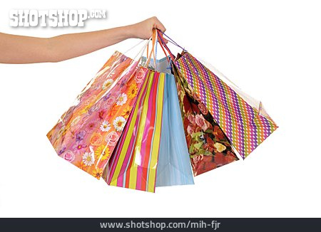 
                Einkauf & Shopping, Einkaufstüte, Kaufrausch                   