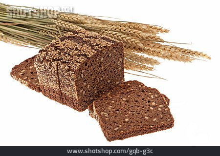 
                Brot, Vollkornbrot, Getreideähre                   