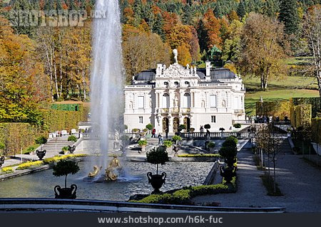 
                Schloss, Schlosspark, Schloss Linderhof                   