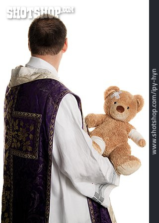 
                Teddybär, Pfarrer, Priester                   