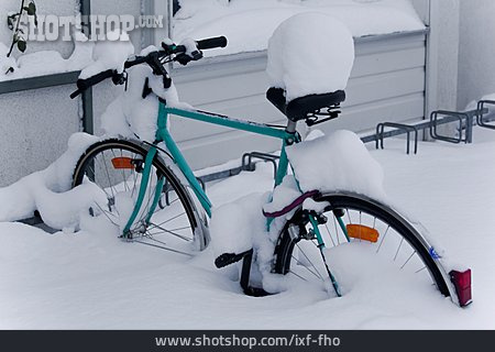 
                Fahrrad, Schnee                   