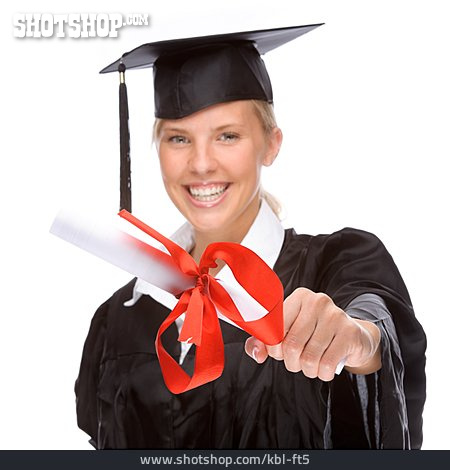 
                Zertifikat, Hochschulabschluss, Studienabsolventin                   