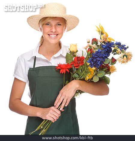 
                Blumenstrauß, Hobbygärtnerin, Floristin                   