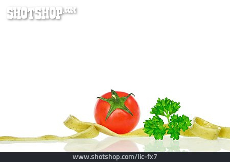 
                Tomate, Italienische Küche, Bandnudel                   