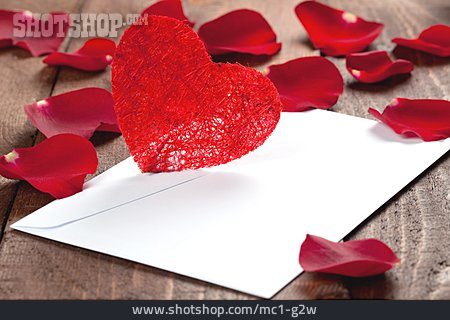 
                Herz, Valentinstag, Liebesbrief                   