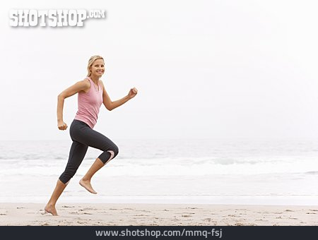 
                Woman, Run, Running, Runner, Beach Run                   