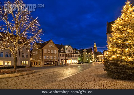 
                Weihnachtsbeleuchtung, Rottenburg Am Neckar                   