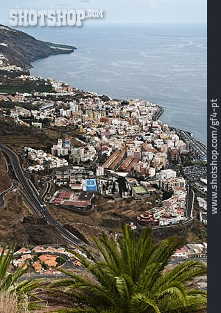 
                Stadtansicht, Küstenstadt, La Palma, Santa Cruz                   