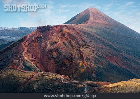 
                Landschaft, Cumbre Vieja, Teneguia                   