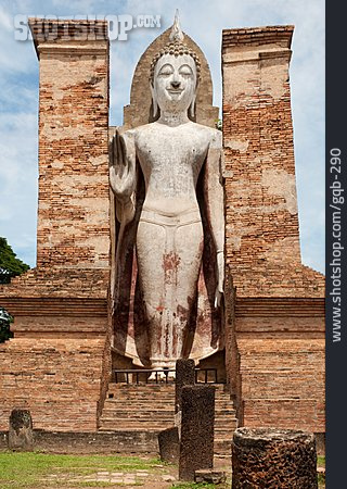 
                Buddhafigur, Geschichtspark Sukhothai                   