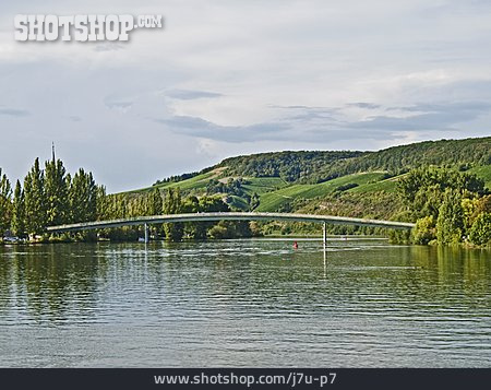 
                Brücke, Main, Fußgängerbrücke, Unterfranken, Ludwig–volk–steg                   