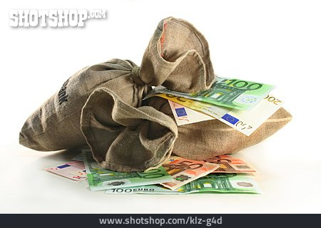 
                Geld & Finanzen, Euro, Geldsack                   