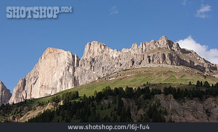 
                Gebirge, Dolomiten, Felsmassiv                   