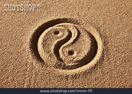 
                Symbol, Gleichgewicht, Yin Yang                   