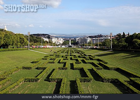 
                Lissabon, Parque Eduardo Vii, Praca Marques De Pombal                   
