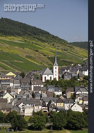 
                Town, Enkirch, Wine Village                   