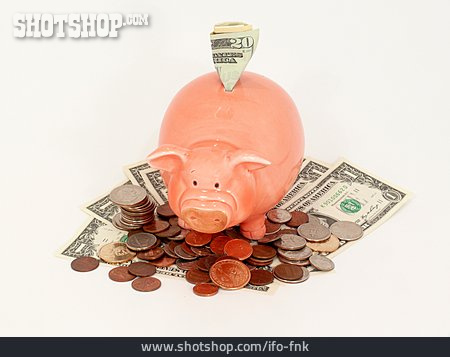 
                Sparschwein, Us-dollar                   