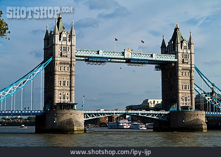 
                London, Towerbridge, Themsenbrücke                   