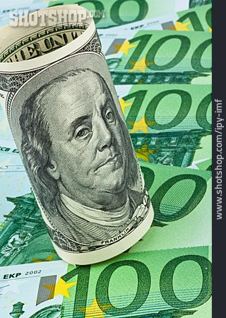 
                Euro, Geldschein, Us-dollar                   