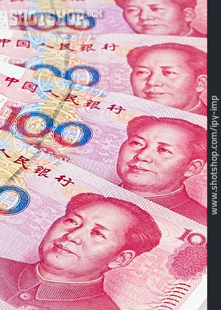 
                Geldschein, Renminbi, Yuan                   