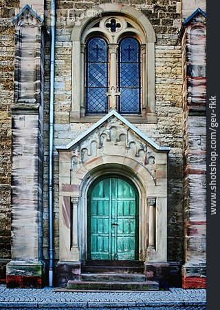 
                Kirche, Portal, Kirchentür                   