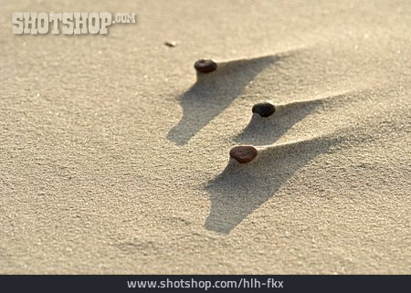 
                Sand, Kieselstein, Erosion                   