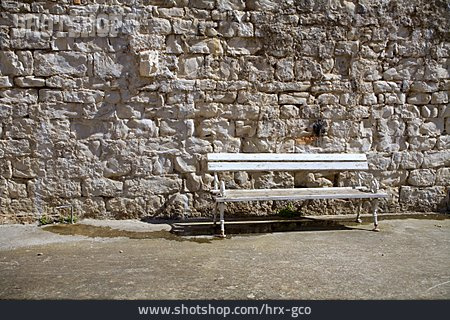 
                Mauer, Sitzbank, Trogir                   
