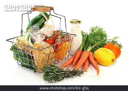 
                Einkauf & Shopping, Lebensmittel, Einkaufskorb                   
