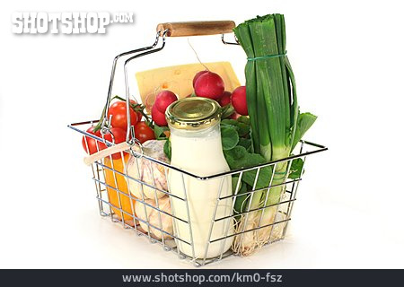 
                Einkauf & Shopping, Lebensmittel, Einkaufskorb                   