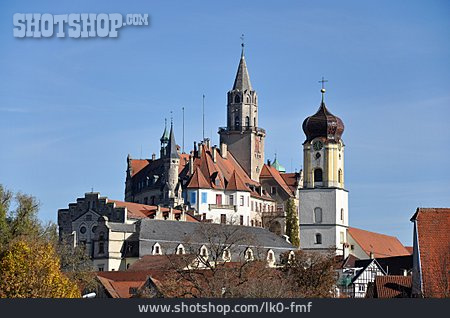 
                Sigmaringen, Pfarrkirche, Schloss Sigmaringen                   