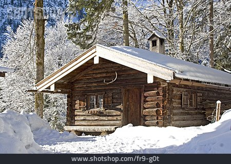 
                Hütte, Holzhütte, Almhütte                   