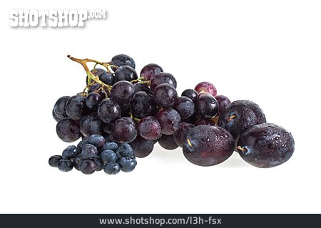 
                Weintrauben, Zwetschgen, Blaubeeren                   