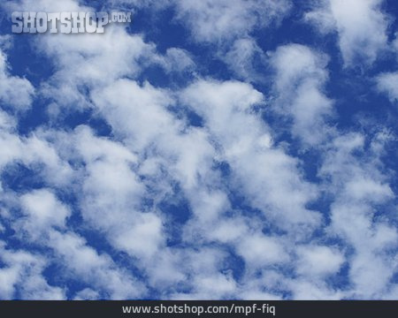 
                Wolke, Nur Himmel, Altocumulus                   