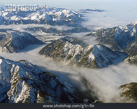 
                Gebirge, Nebel, Karwendel                   
