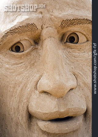 
                Gesicht, Skulptur                   