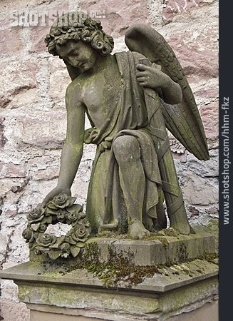 
                Engel, Skulptur, Grab                   