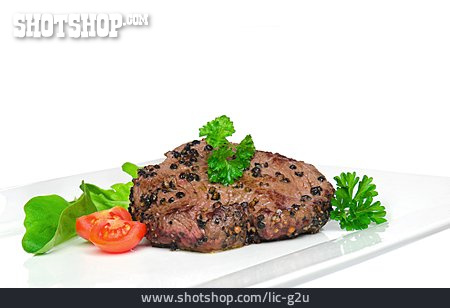 
                Rindersteak, Pfeffersteak                   