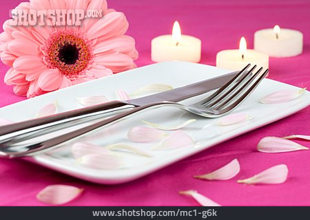 
                Romantisch, Festlich, Tischgedeck                   