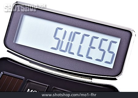 
                Erfolg & Leistung, Taschenrechner, Success                   