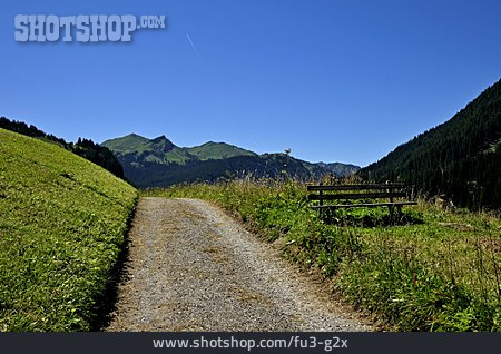
                Wanderweg, Tirol, Rastbank                   