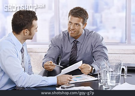 
                Meeting & Conversation, Office Assistant, Colleague                   