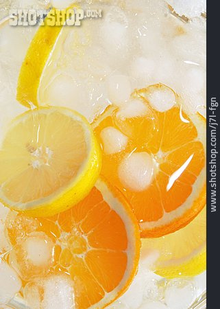 
                Refreshment, Citrus Fruit, Ice Water                   