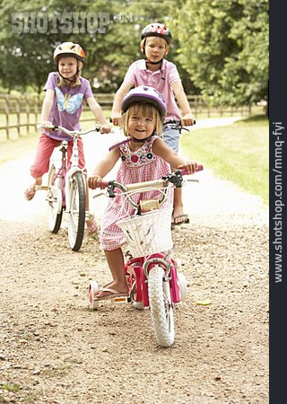 
                Junge, Mädchen, Fahrradtour                   