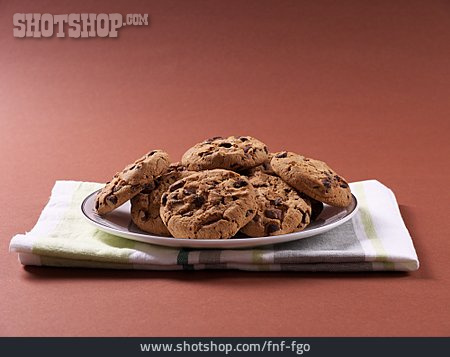 
                Cookies, Schokoladenkeks, Keksteller                   