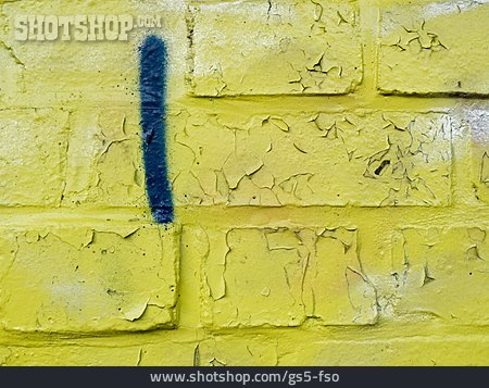 
                Mauerwerk, Graffiti, Besprüht                   